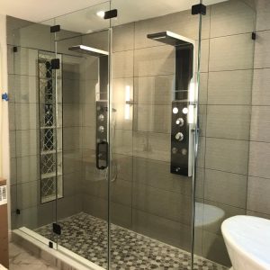 Shower door installation in Houston, TX